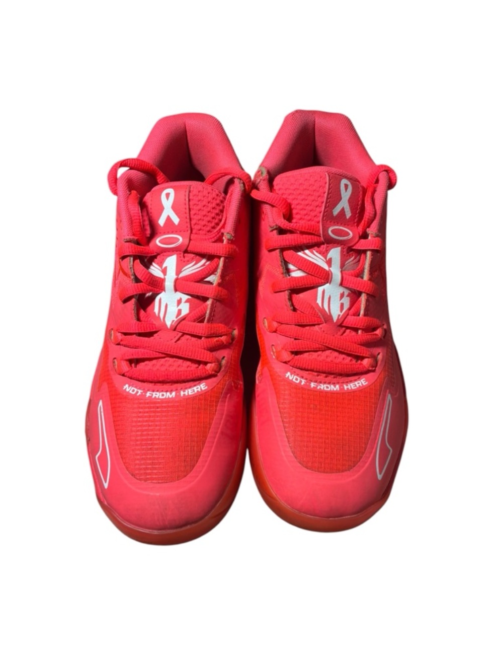 Men’s 8.5 Puma MB.01 Melo Red Basketball Shoes LaMelo Ball Sneakers Rare